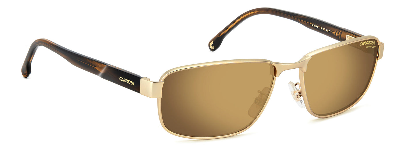 Carrera C Flex 09/G/S Matte Gold/Gold High Contrast Polarised #colour_matte-gold-gold-high-contrast-polarised