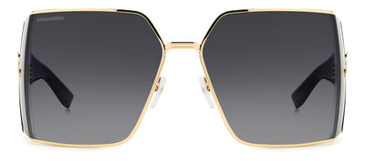 DSQUARED2 D2 0154/S Rose Gold/Dark Grey Shaded Gradient #colour_rose-gold-dark-grey-shaded-gradient