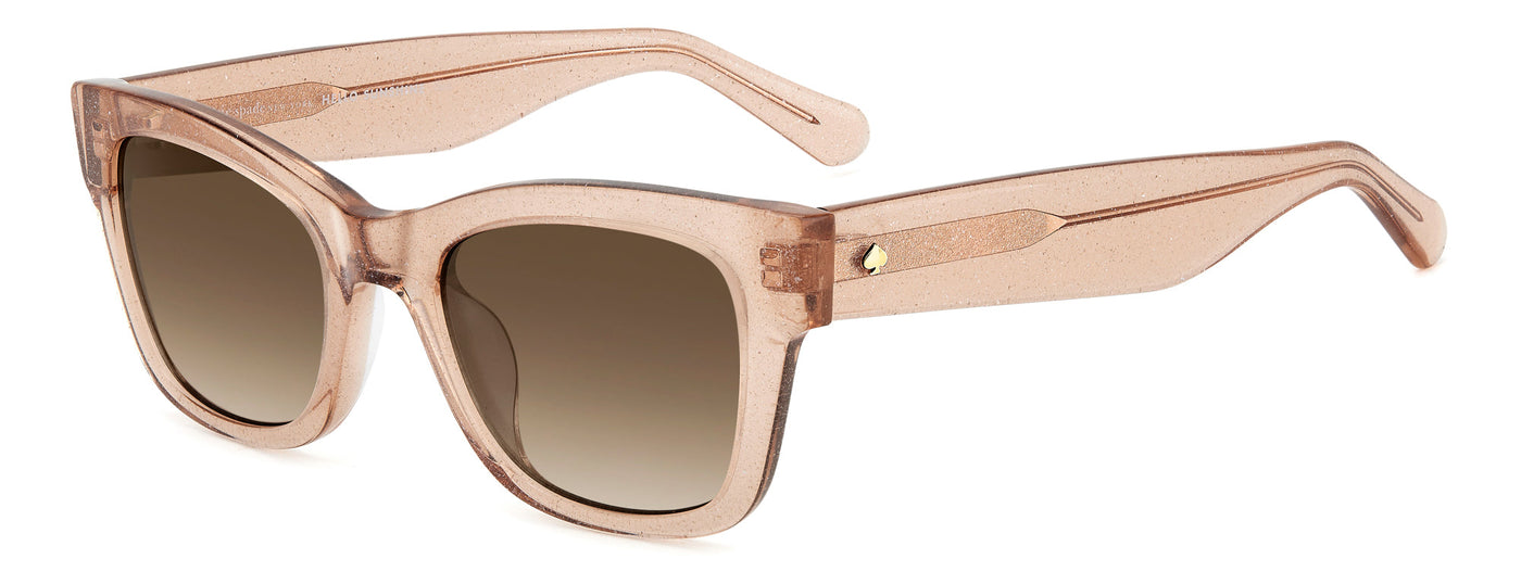 Kate Spade KS Aimee/S Pink Glitter/Brown Shaded Gradient #colour_pink-glitter-brown-shaded-gradient