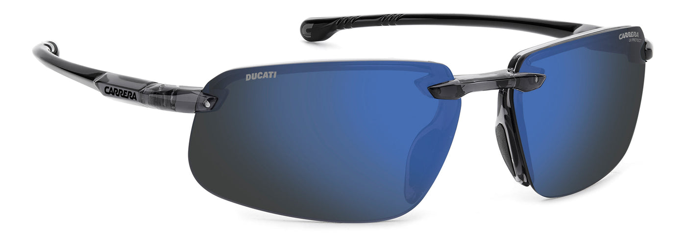 Carrera Ducati Carduc 043/S Grey-Black/Blue Mirror #colour_grey-black-blue-mirror