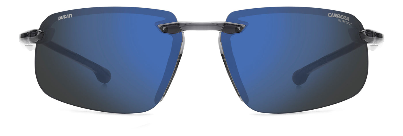 Carrera Ducati Carduc 043/S Grey-Black/Blue Mirror #colour_grey-black-blue-mirror