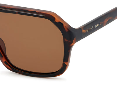 Prive Revaux Clevelander/S Matte Havana/Grey Polarised #colour_matte-havana-grey-polarised