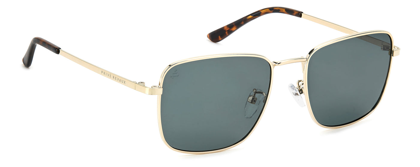 Prive Revaux High Tide/S Gold Green/Green Polarised #colour_gold-green-green-polarised