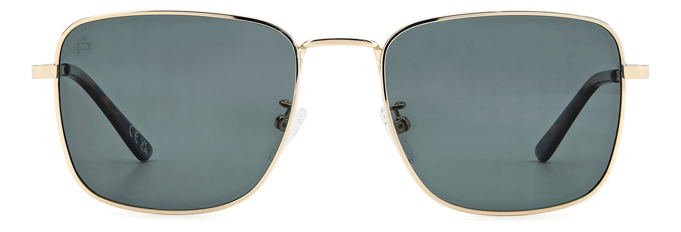 Prive Revaux High Tide/S Gold Green/Green Polarised #colour_gold-green-green-polarised