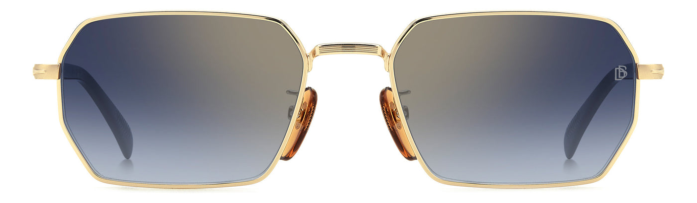 David Beckham DB1174/S Gold/Blue Shaded Gold Gradient Mirror #colour_gold-blue-shaded-gold-gradient-mirror