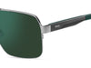 Boss 1767/S Grey/Green Mirror #colour_grey-green-mirror