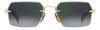 David Beckham DB7109/S Gold/Grey Shaded Green Gradient Mirror #colour_gold-grey-shaded-green-gradient-mirror