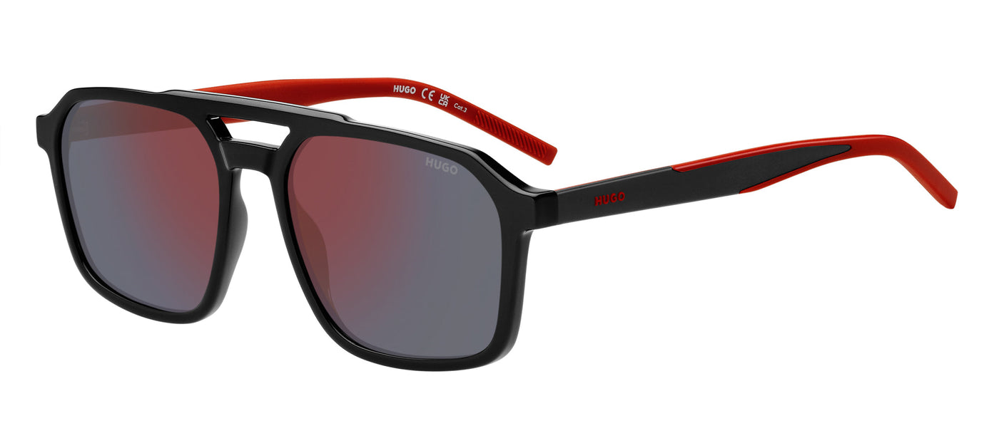 Hugo Boss Hugo HG 1335/S Black/Red Mirror #colour_black-red-mirror