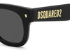 DSQUARED2 D2 0180/S Black/Grey #colour_black-grey