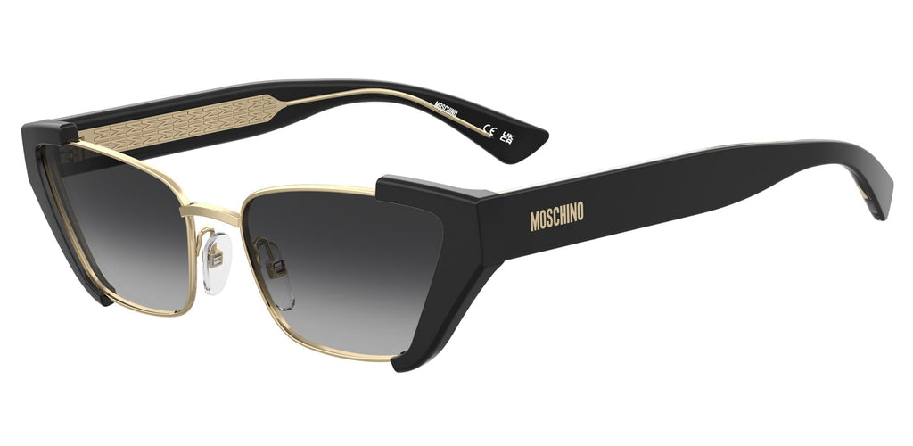 Moschino MOS205/S #colour_black-gold-dark-grey-gradient