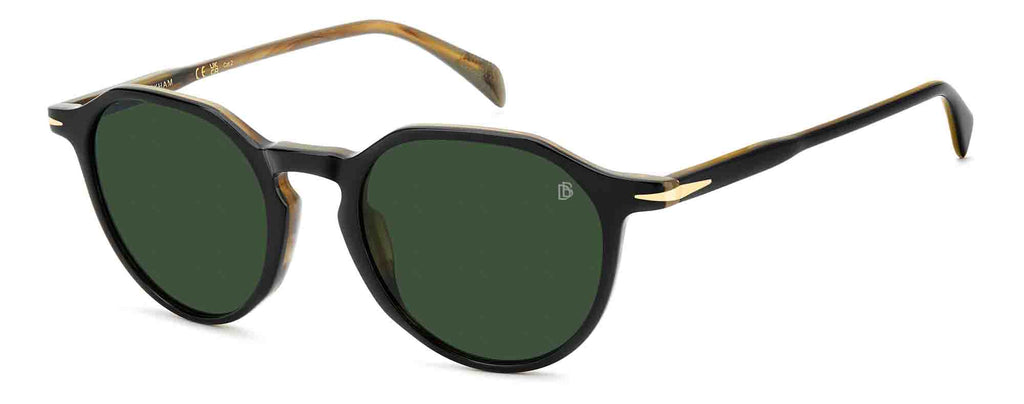 David Beckham DB1217/S #colour_black-yellow-green