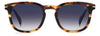 David Beckham DB1221/S #colour_brown-horn-dark-blue-gradient
