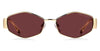 Marc Jacobs Marc Shiny 496 #colour_gold-burgundy-burgundy