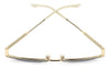 Victoria Beckham VB1001/S #colour_gold-white-marble-grey