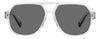 Polaroid PLD6193/S Crystal/Grey Polarised #colour_crystal-grey-polarised
