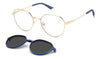 Polaroid PLD6204/CS Gold Blue/Grey Polarised #colour_gold-blue-grey-polarised