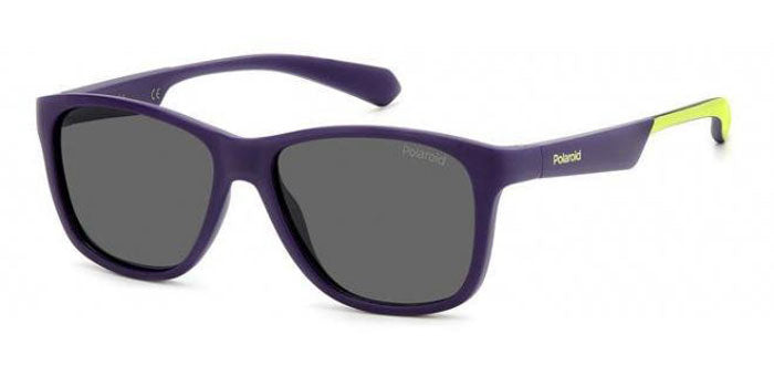 Polaroid Junior PLD8052/S Matte Blue Green/Grey Polarised #colour_matte-blue-green-grey-polarised
