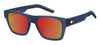 Tommy Hilfiger TH1975/S Matte Blue/Red Multlayer Highcontrast #colour_matte-blue-red-multlayer-highcontrast