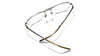 Chanel 2201Q #colour_dark silver & khahi frame.sample lenses.