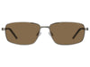 Polaroid PLD2041/S Gunmetal/Brown Polarised #colour_gunmetal-brown-polarised