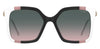Moschino MOS123/S Black Pink/Purple Gradient #colour_black-pink-purple-gradient