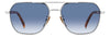 David Beckham DB1128/G/S Silver Havana/Dark Blue Gradient #colour_silver-havana-dark-blue-gradient