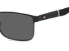 Tommy Hilfiger TH2040/S Matte Black Ruthenium/Grey #colour_matte-black-ruthenium-grey