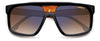 Carrera 1061/S Black Horn/Brown Blue Gradient Mirror #colour_black-horn-brown-blue-gradient-mirror