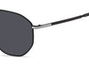 Boss 1612/F/SK Matte Black Silver/Grey #colour_matte-black-silver-grey