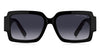 Marc Jacobs Marc 693/S Black Grey/Dark Grey Gradient #colour_black-grey-dark-grey-gradient