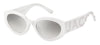 Marc Jacobs Marc 694/G/S Whte Grey/Grey Silver Gradient Mirror #colour_white-grey-grey-silver-gradient-mirror