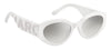 Marc Jacobs Marc 694/G/S Whte Grey/Grey Silver Gradient Mirror #colour_white-grey-grey-silver-gradient-mirror