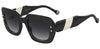 Carolina Herrera HER 0186/S Black White/Dark Grey Gradient #colour_black-white-dark-grey-gradient