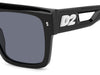 DSQUARED2 D2 0127/S Black White/Grey Gradient #colour_black-white-grey-gradient