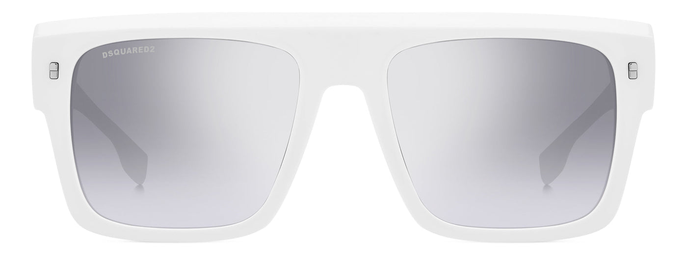 DSQUARED2 D2 0127/S White Black/Silver Gradient Mirror #colour_white-black-silver-gradient-mirror