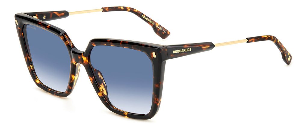 DSQUARED2 D2 0135/S Havana/Blue Gradient #colour_havana-blue-gradient