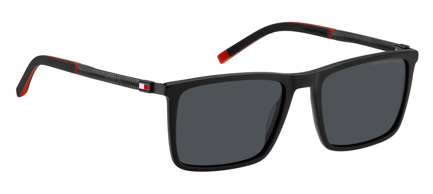 Tommy Hilfiger TH2077/S Matte Black/Grey #colour_matte-black-grey