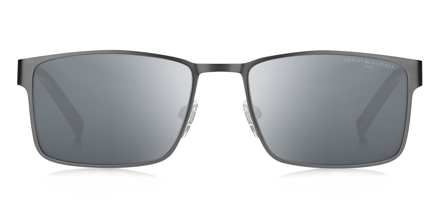 Tommy Hilfiger TH2087/S Matte Ruthenium Black/Grey-Silver Mirror #colour_matte-ruthenium-black-grey-silver-mirror