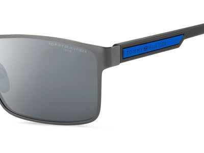 Tommy Hilfiger TH2087/S Matte Ruthenium Black/Grey-Silver Mirror #colour_matte-ruthenium-black-grey-silver-mirror