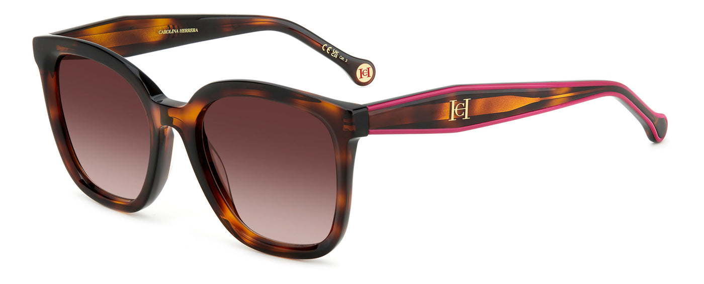 Carolina Herrera HER 0225/G/S Havana Pink/Brown Gradient #colour_havana-pink-brown-gradient