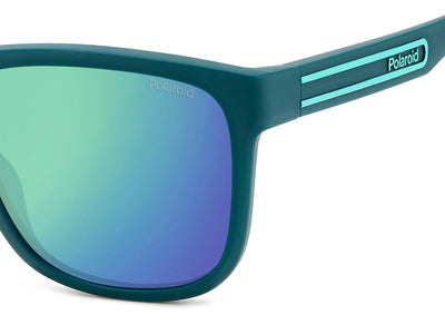 Polaroid PLD 2155/S Matte Teal/Blue Mirror Polarised #colour_matte-teal-blue-mirror-polarised