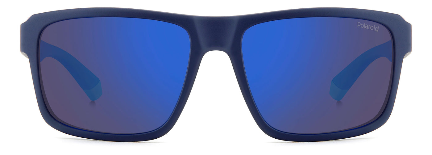 Polaroid PLD 2158/S Matte Blue/Blue Polarised Mirror #colour_matte-blue-blue-polarised-mirror