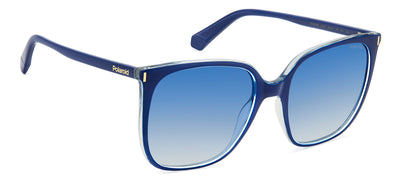 Polaroid PLD 6218/S Blue/Blue Polarised Gradient #colour_blue-blue-polarised-gradient