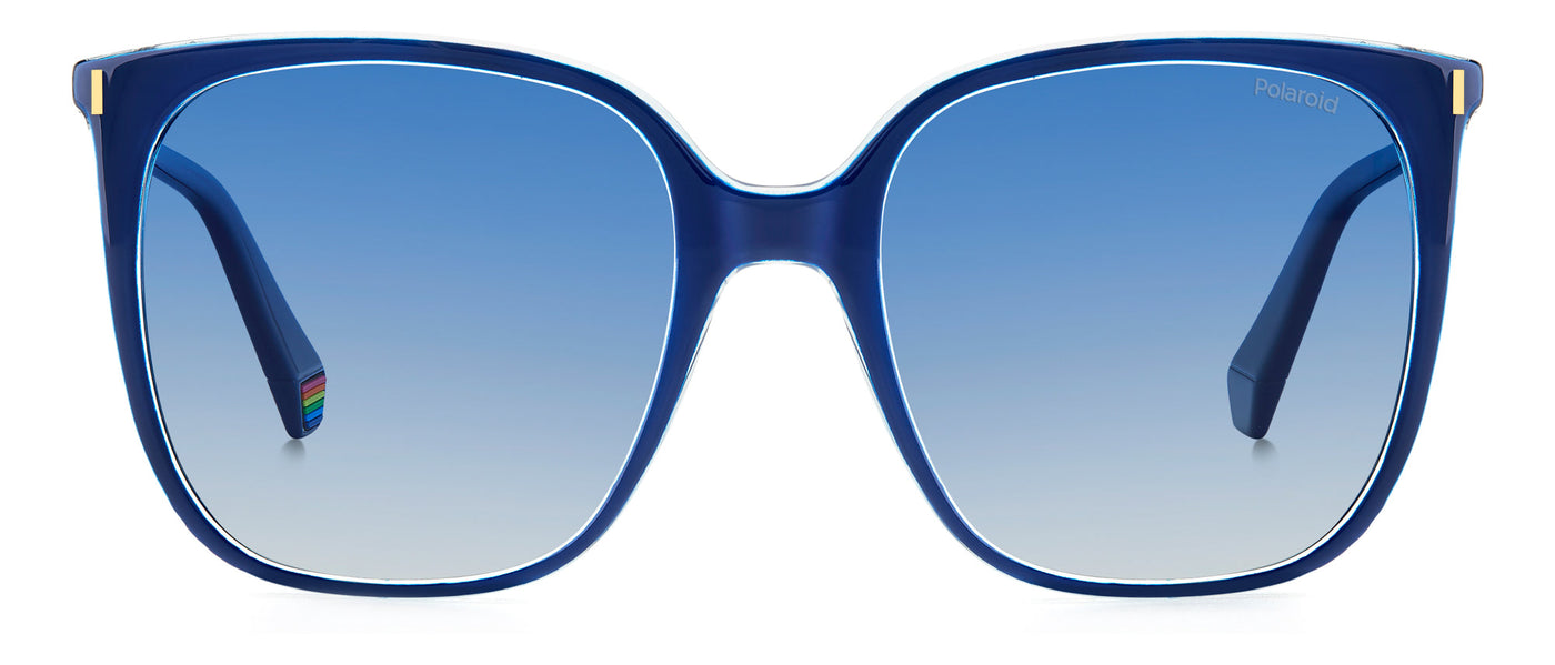 Polaroid PLD 6218/S Blue/Blue Polarised Gradient #colour_blue-blue-polarised-gradient