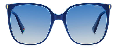 Polaroid PLD 6218/S Blue/Blue Polarised Gradient #colour_blue-blue-polarised-gradient