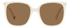Polaroid PLD 6218/S White/Brown Polarised #colour_white-brown-polarised