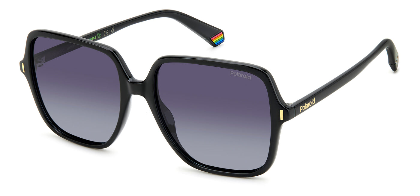 Polaroid PLD 6219/S Black/Blue Polarised Gradient #colour_black-blue-polarised-gradient