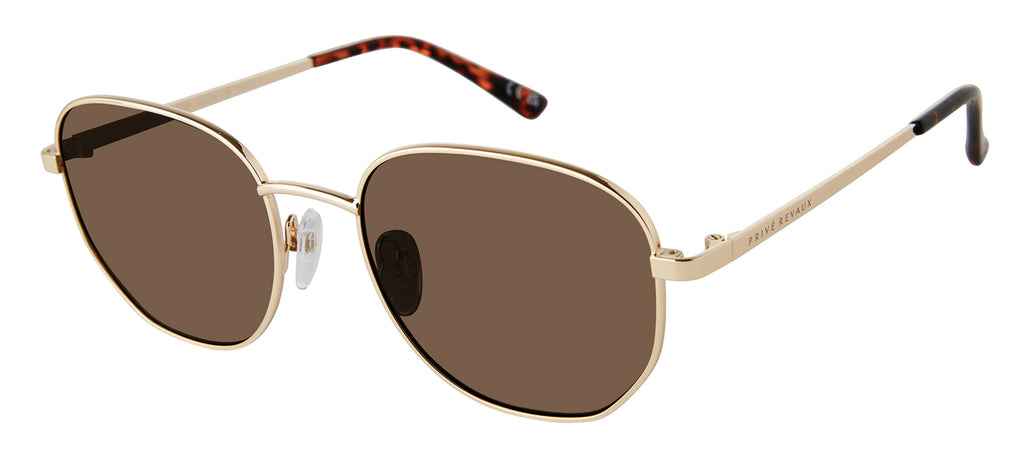 Prive Revaux Nite Bird/S Gold Brown/Bronze Polarised #colour_gold-brown-bronze-polarised