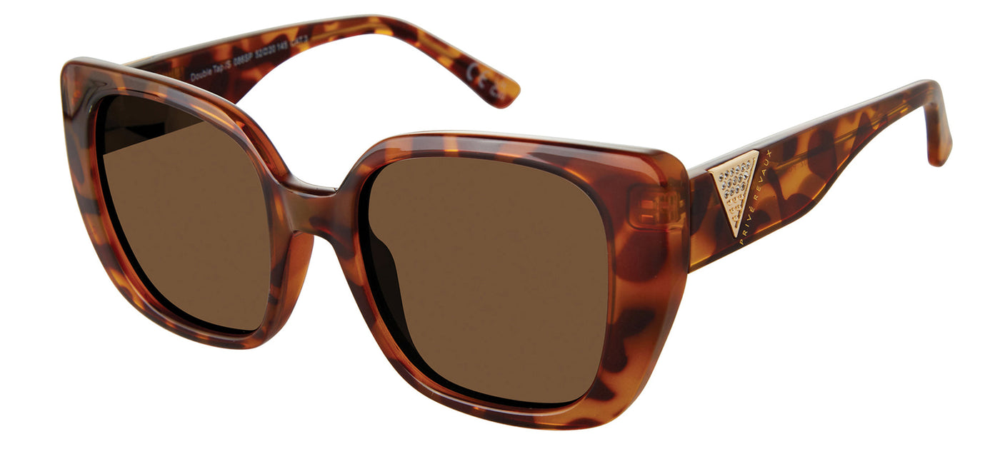 Prive Revaux Double Tap/S Havana/Bronze Polarised #colour_havana-bronze-polarised