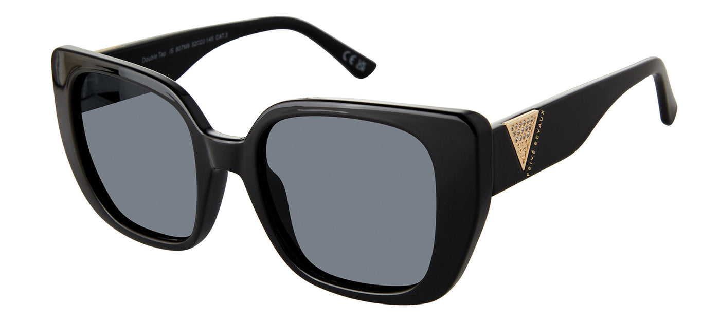 Prive Revaux Double Tap/S Black/Grey Polarised #colour_black-grey-polarised